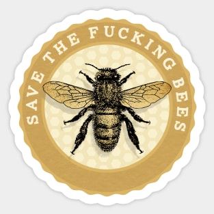 Save the bees Sticker